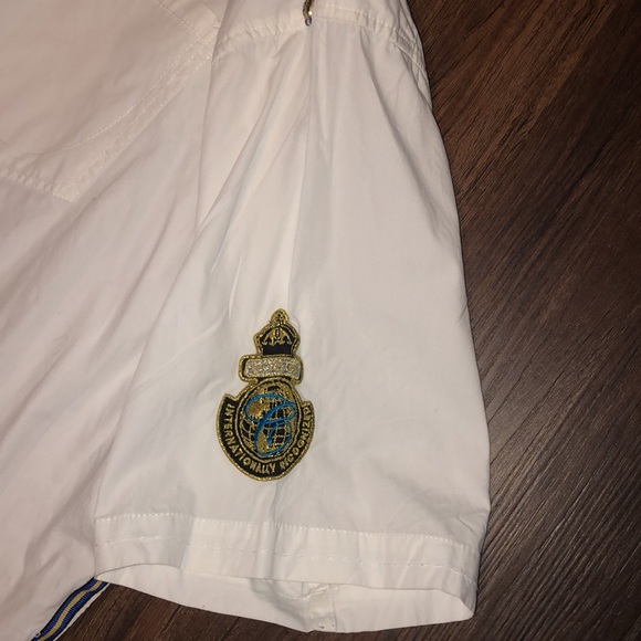 Coogi white short sleeve logo shirt XXXL - Picture 3 of 8